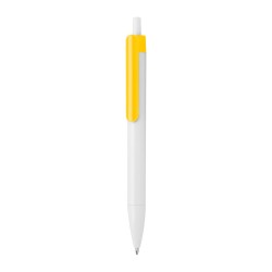 Pix alb cu clip colorat — Galben