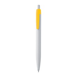Pix alb cu clip colorat — Galben