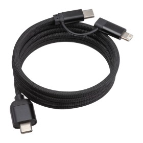 Cablu magnetic de încărcare, aluminiu reciclat — Negru