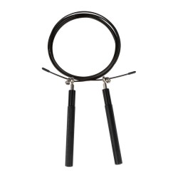 Coardă de sărit, metalic — Negru