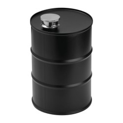 Sticlă de băut în formă de butoi, 600 ml — Negru