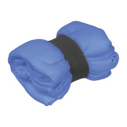 Prosop din microfibră cu bandă elastică — Albastru