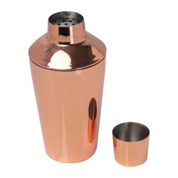 Cocktail shaker cu înveliș din cupru, 500ml — Rose gold