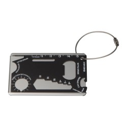 Kit supravieţuire din aluminiu pentru bagaje — Negru