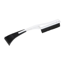 Racletă din plastic cu mătură — Alb
