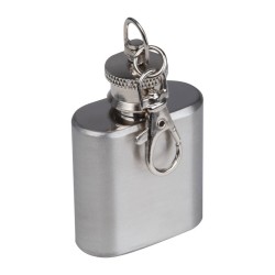 Breloc în formă de mini sticluţă, 30 ml — Gri