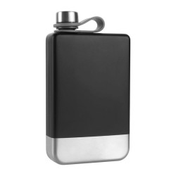 Hip flask, 266 ml — Negru
