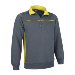 Sweatshirt Thunder — Cement Grey-Lemon Yellow